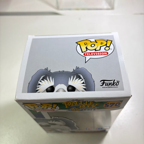 BOX FLAW VIEW PHOTOS Sprocket - Fraggle Rock Funko Pop 570 Vinyl Figure Exclusive (11.4 Cm L × 8.9 Cm W × 15.9 Cm H)