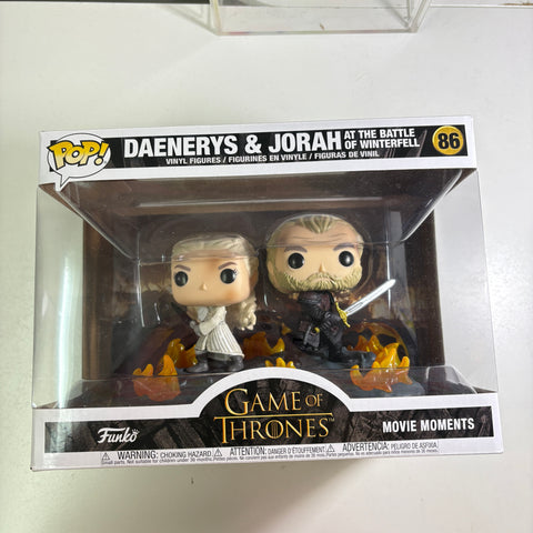 Daenerys & Jorah at the Battle of Winterfell - Game of Thrones Funko Pop 86 Vinyl Figure (33.0 Cm L × 12.1 Cm W × 20.3 Cm H)