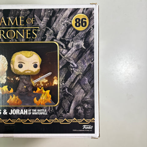 Daenerys & Jorah at the Battle of Winterfell - Game of Thrones Funko Pop 86 Vinyl Figure (33.0 Cm L × 12.1 Cm W × 20.3 Cm H)