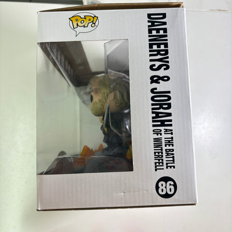 Daenerys & Jorah at the Battle of Winterfell - Game of Thrones Funko Pop 86 Vinyl Figure (33.0 Cm L × 12.1 Cm W × 20.3 Cm H)