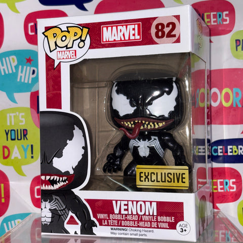 Venom - Marvel Funko Pop 82 Vinyl Figure EXCLUSIVE (11.4 Cm L × 8.9 Cm W × 15.9 Cm H)