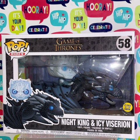 Night King & Icy Viserion - Game of Thrones Funko Pop 58 Vinyl Figure (33.0 Cm L × 12.1 Cm W × 20.3 Cm H)