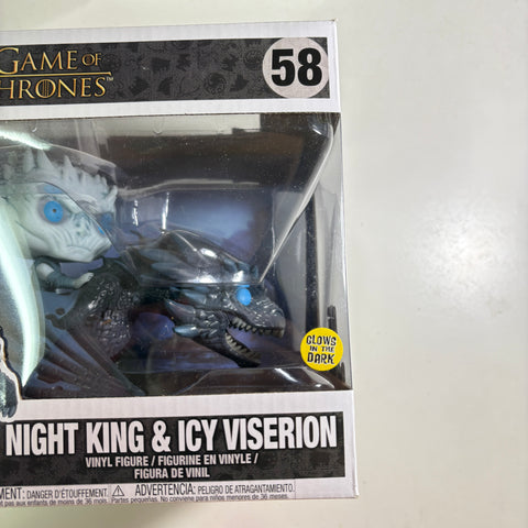 Night King & Icy Viserion - Game of Thrones Funko Pop 58 Vinyl Figure (33.0 Cm L × 12.1 Cm W × 20.3 Cm H)