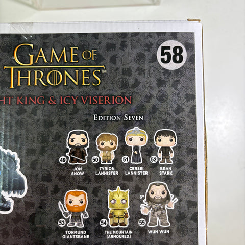 Night King & Icy Viserion - Game of Thrones Funko Pop 58 Vinyl Figure (33.0 Cm L × 12.1 Cm W × 20.3 Cm H)