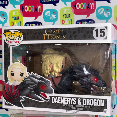 Daenerys & Drogon - Game of Thrones Funko Pop 15 Vinyl Figure (33.0 Cm L × 12.1 Cm W × 20.3 Cm H)