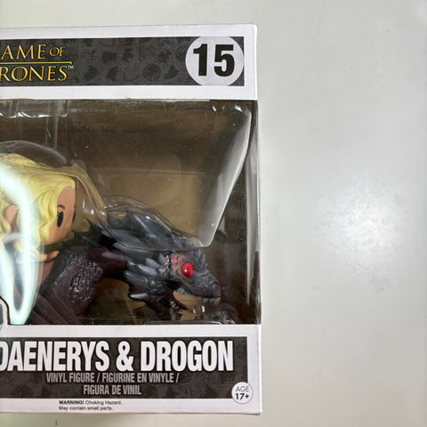 Daenerys & Drogon - Game of Thrones Funko Pop 15 Vinyl Figure (33.0 Cm L × 12.1 Cm W × 20.3 Cm H)
