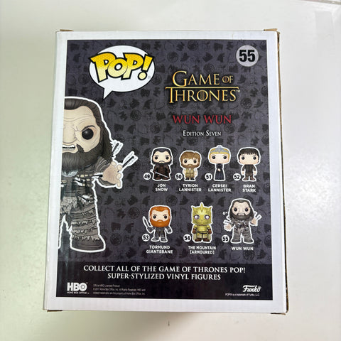Wun Wun - Game of Thrones Funko Pop 55 Vinyl Figure (22.8 Cm L × 16.5 Cm W × 14 Cm H)