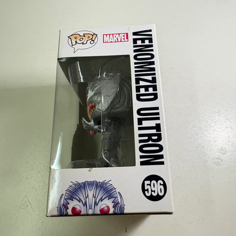 BOX FLAWS VIEW PHOTOS Venomized Ultron - Marvel Funko Pop 596 Vinyl Figure (11.4 Cm L × 8.9 Cm W × 15.9 Cm H)