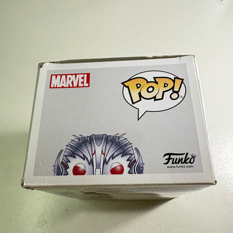 BOX FLAWS VIEW PHOTOS Venomized Ultron - Marvel Funko Pop 596 Vinyl Figure (11.4 Cm L × 8.9 Cm W × 15.9 Cm H)