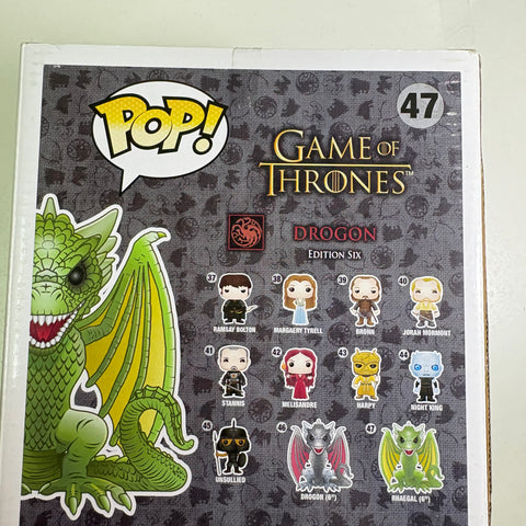 Rhaegal - Game of Thrones Funko Pop 47 Vinyl Figure (22.8 Cm L × 16.5 Cm W × 14 Cm H)