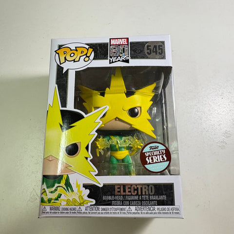 Electro - Marvel Funko Pop 545 Vinyl Figure (11.4 Cm L × 8.9 Cm W × 15.9 Cm H)