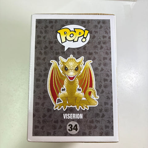 Viserion - Game of Thrones Funko Pop 34 Vinyl Figure (22.8 Cm L × 16.5 Cm W × 14 Cm H)