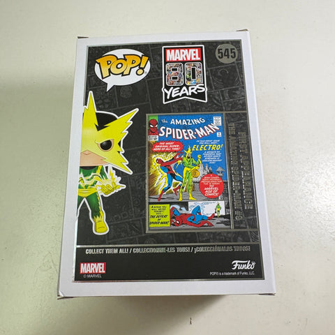 Electro - Marvel Funko Pop 545 Vinyl Figure (11.4 Cm L × 8.9 Cm W × 15.9 Cm H)