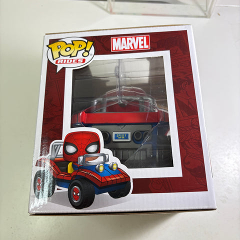 Spider-Man with Spider Mobile - Marvel Funko Pop 51 Vinyl Figure (22.8 Cm L × 16.5 Cm W × 14 Cm H)