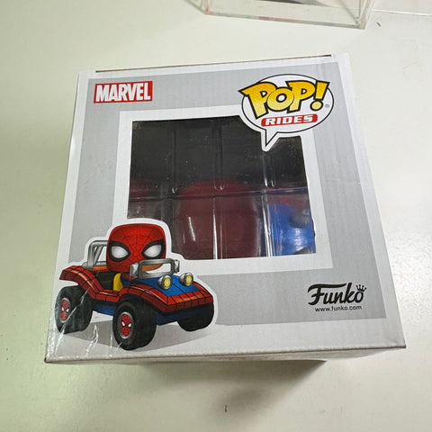 Spider-Man with Spider Mobile - Marvel Funko Pop 51 Vinyl Figure (22.8 Cm L × 16.5 Cm W × 14 Cm H)