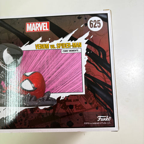Venom vs Spiderman - Marvel Funko Pop 625 Vinyl Figure (33.0 Cm L × 12.1 Cm W × 20.3 Cm H)
