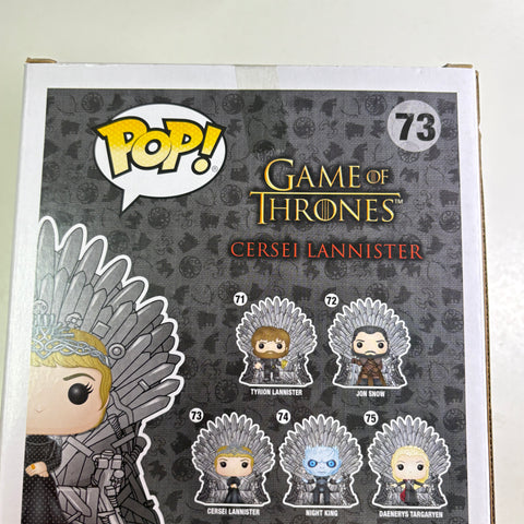 Cersei Lannister on the Iron Throne - Game of Thrones Funko Pop 73 Vinyl Figure (22.8 Cm L × 16.5 Cm W × 14 Cm H)