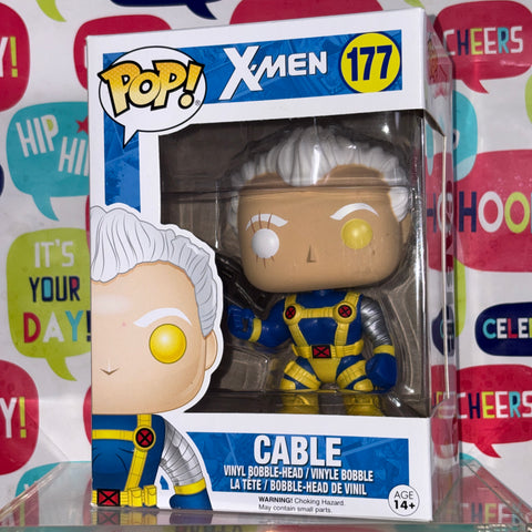 Cable - X-Men Marvel Funko Pop 177 Vinyl Figure (11.4 Cm L × 8.9 Cm W × 15.9 Cm H)
