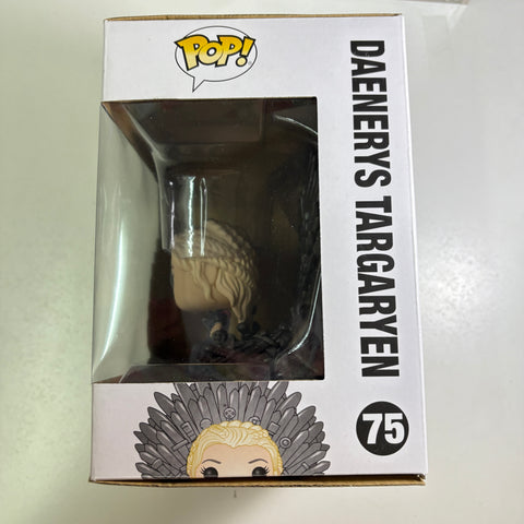 Daenerys Targaryen on the Iron Throne - Game of Thrones Funko Pop 75 Vinyl Figure (22.8 Cm L × 16.5 Cm W × 14 Cm H)