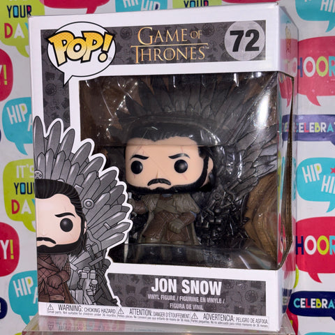 Jon Snow on the Iron Throne - Game of Thrones Funko Pop 72 Vinyl Figure (22.8 Cm L × 16.5 Cm W × 14 Cm H)