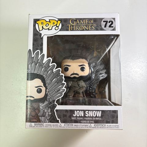 Jon Snow on the Iron Throne - Game of Thrones Funko Pop 72 Vinyl Figure (22.8 Cm L × 16.5 Cm W × 14 Cm H)
