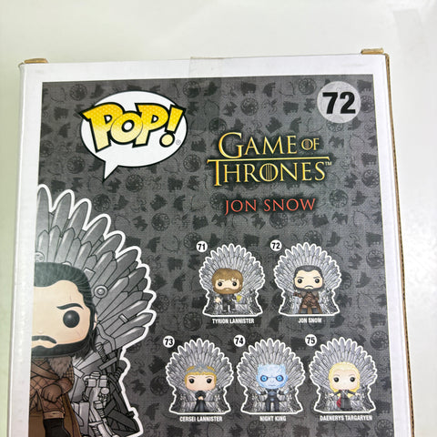 Jon Snow on the Iron Throne - Game of Thrones Funko Pop 72 Vinyl Figure (22.8 Cm L × 16.5 Cm W × 14 Cm H)