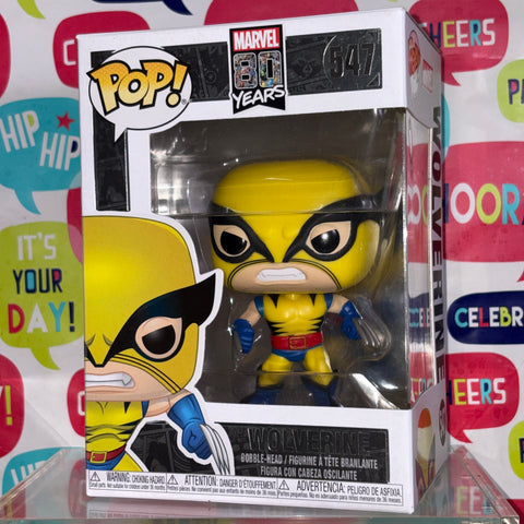 Wolverine - X-Men Marvel Funko Pop 547 Vinyl Figure (11.4 Cm L × 8.9 Cm W × 15.9 Cm H)