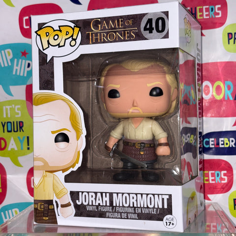 BOX FLAWS VIEW PHOTOS Jorah Mormont - Game of Thrones Funko Pop 72 Vinyl Figure (11.4 Cm L × 8.9 Cm W × 15.9 Cm H)