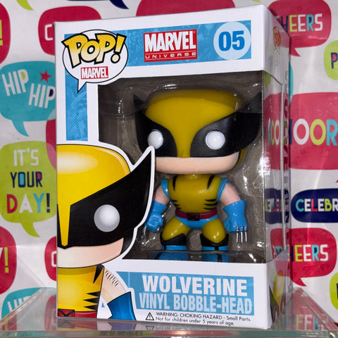 Wolverine - X-Men Marvel Funko Pop 05 Vinyl Figure (11.4 Cm L × 8.9 Cm W × 15.9 Cm H)