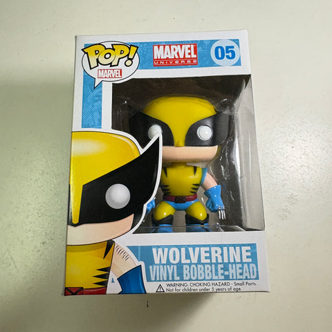 Wolverine - X-Men Marvel Funko Pop 05 Vinyl Figure (11.4 Cm L × 8.9 Cm W × 15.9 Cm H)