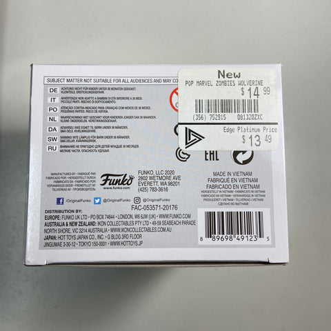 Marvel Zombies - Zombie Wolverine Marvel Funko Pop 662