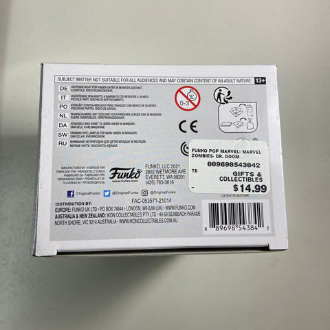 Marvel Zombies - Zombie Wolverine Marvel Funko Pop 662