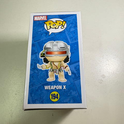Wolverine/Weapon X - X-Men Marvel Funko Pop 194 Vinyl Figure (11.4 Cm L × 8.9 Cm W × 15.9 Cm H)