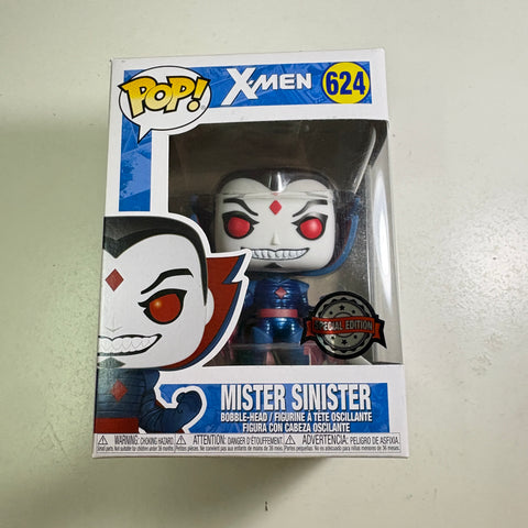 BOX FLAWS VIEW PHOTOS Mister Sinister - X-Men Marvel Funko Pop 624 Vinyl Figure (11.4 Cm L × 8.9 Cm W × 15.9 Cm H)