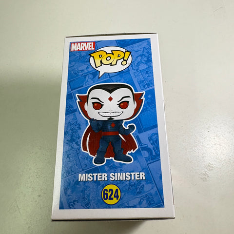 BOX FLAWS VIEW PHOTOS Mister Sinister - X-Men Marvel Funko Pop 624 Vinyl Figure (11.4 Cm L × 8.9 Cm W × 15.9 Cm H)