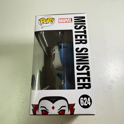 BOX FLAWS VIEW PHOTOS Mister Sinister - X-Men Marvel Funko Pop 624 Vinyl Figure (11.4 Cm L × 8.9 Cm W × 15.9 Cm H)