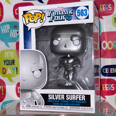 Silver Surfer - Fantastic Four Marvel Funko Pop 563 Vinyl Figure (11.4 Cm L × 8.9 Cm W × 15.9 Cm H)