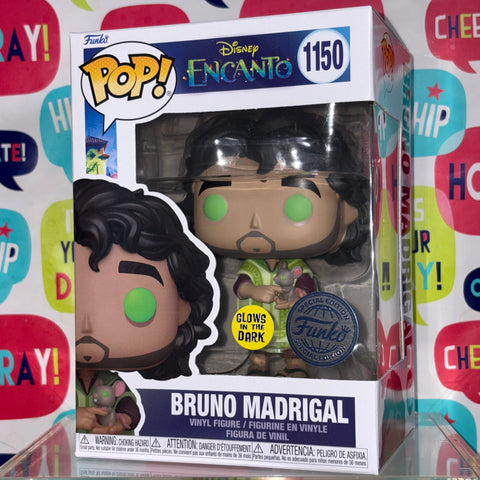 Bruno Madrigal - Disney Encanto Funko Pop 1150 Exclusive Glow in The Dark