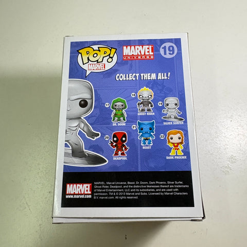 Silver Surfer - Fantastic Four Marvel Funko Pop 19 Vinyl Figure (11.4 Cm L × 8.9 Cm W × 15.9 Cm H)
