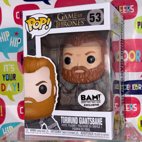 Tormund Giantsbane SNOWY HEAD - Game of Thrones Funko Pop Vinyl Figure (11.4 Cm L × 8.9 Cm W × 15.9 Cm H)