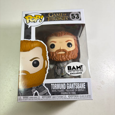 Tormund Giantsbane SNOWY HEAD - Game of Thrones Funko Pop Vinyl Figure (11.4 Cm L × 8.9 Cm W × 15.9 Cm H)