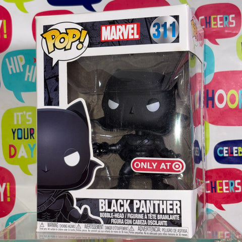 Black Panther - Marvel Funko Pop 311 Vinyl Figure (11.4 Cm L × 8.9 Cm W × 15.9 Cm H)