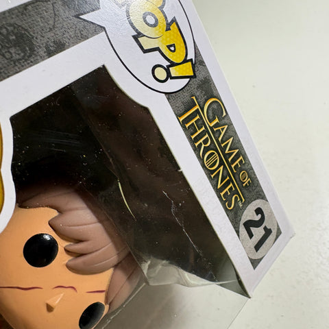 BOX FLAWS VIEW PHOTOS Tyrion Lannister - Game of Thrones Funko Pop 21 Vinyl Figure (11.4 Cm L × 8.9 Cm W × 15.9 Cm H)