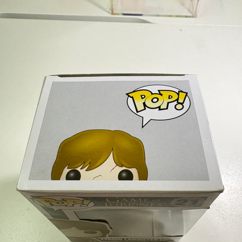 BOX FLAWS VIEW PHOTOS Tyrion Lannister - Game of Thrones Funko Pop 21 Vinyl Figure (11.4 Cm L × 8.9 Cm W × 15.9 Cm H)