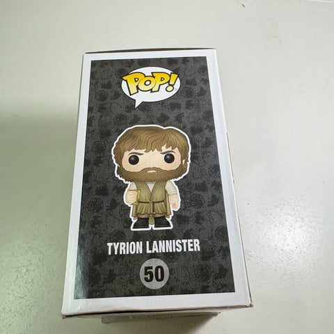 BOX FLAWS VIEW PHOTOS Tyrion Lannister - Game of Thrones Funko Pop 50 Vinyl Figure (11.4 Cm L × 8.9 Cm W × 15.9 Cm H)