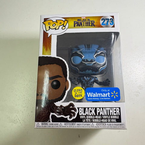 Black Panther GLOW - Marvel Funko Pop 273 Vinyl Figure (11.4 Cm L × 8.9 Cm W × 15.9 Cm H)