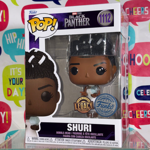 Shuri - Black Panther Marvel Funko Pop 1112 Vinyl Figure (11.4 Cm L × 8.9 Cm W × 15.9 Cm H)