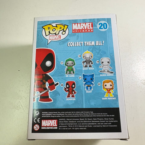 Deadpool GREY - Marvel Funko Pop 20 Vinyl Figure (11.4 Cm L × 8.9 Cm W × 15.9 Cm H)