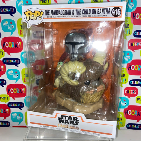 The Mandalorian & The Child on Bantha - Star Wars Funko Pop 416