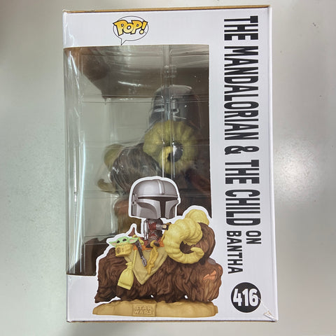The Mandalorian & The Child on Bantha - Star Wars Funko Pop 416